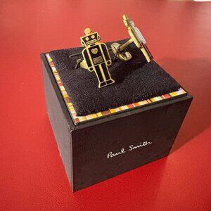 Paul Smith 'Robot' designer cufflinks